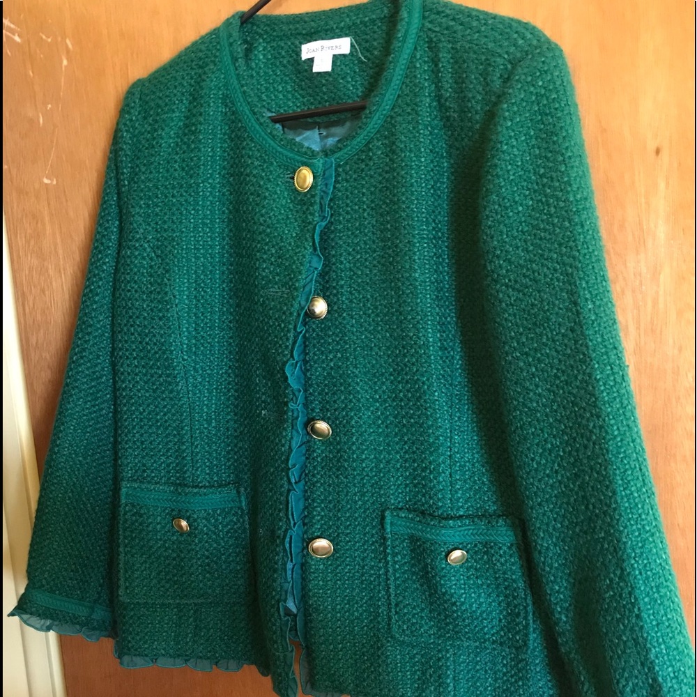 Joan Rivers acrylic blend jacket